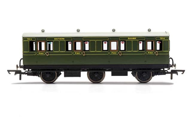 SR, 6 Wheel Coach, 1st Class, 7514 - Era 3