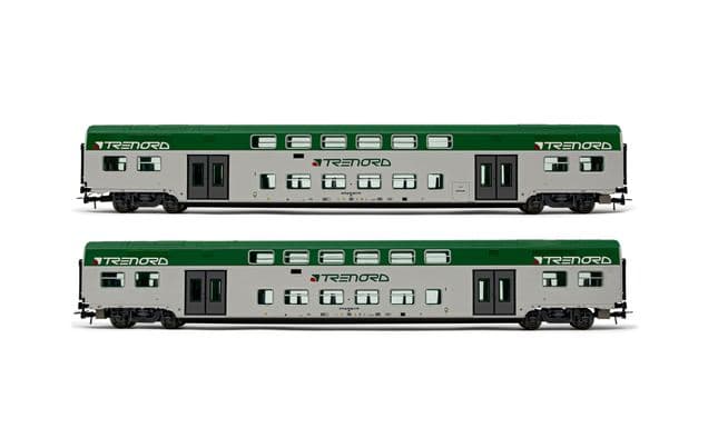 Trenord, 2-unit set of Vivalto intermediate coaches, Trenord livery, period VI