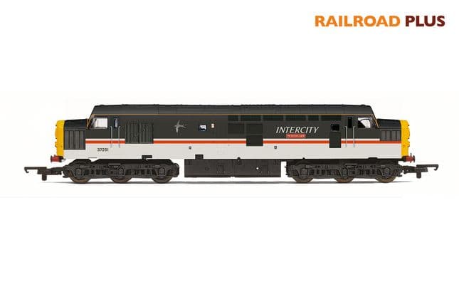 RailRoad Plus BR InterCity, Class 37, Co-Co, 37251 'The Northern Lights' - Era 8