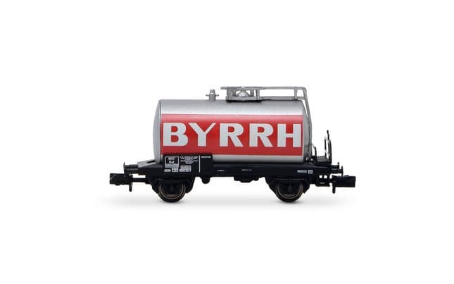 SNCF, 2-tlg. Set 2-achs. Tankwagen „BYRRH" Farbgebung, Ep. IV