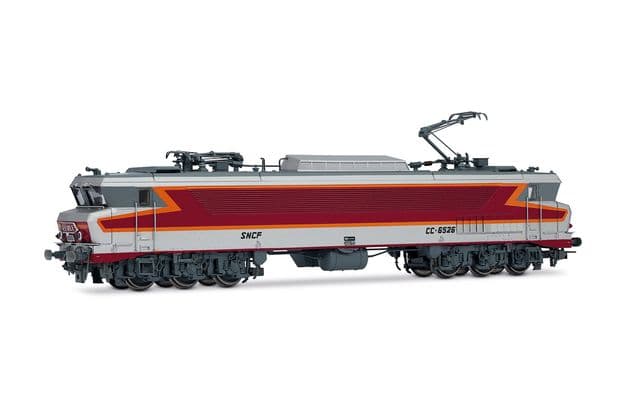 Locomotive électrique Jouef 8436 M HO – SNCF CC 6500 Livrée Argent/rouge