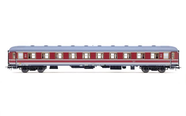 FS, carrozza UIC-X 1968 1ª classe, livrea sperimentale rosso/grigio – Rivarossi Club 2026