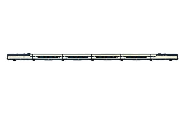 Electrotren (H0 1:87) RENFE, Trenhotel Talgo, set de 6 coches, decoración azul/beige, ép. IV