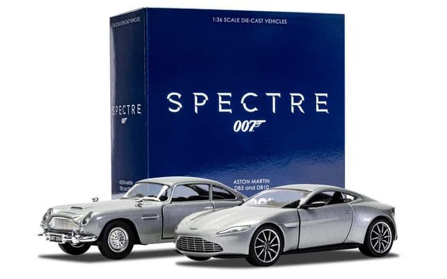 James Bond Aston Martin DB10 and DB5 - 'Spectre' twin pack 1:36
