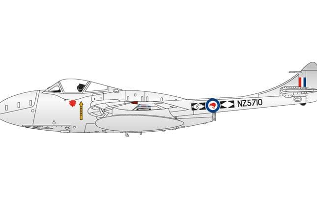 Medium Starter Set -de Havilland Vampire T.11