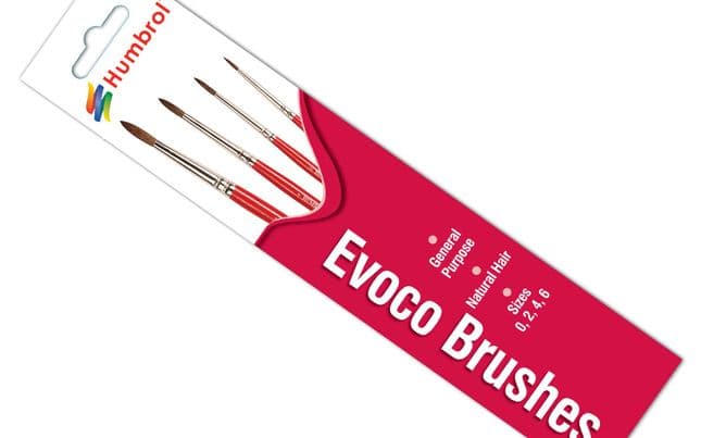 Evoco Brush Pack - (Sizes: 0/2/4/6)