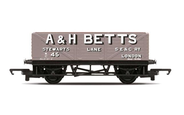 RailRoad PO & H Betts Plank Wagon Era 2