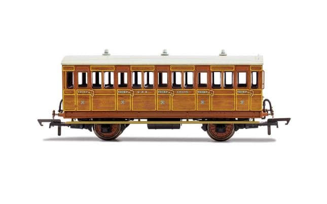 GNR, 4 Wheel Coach, 3rd Class, 1505 - Era 2