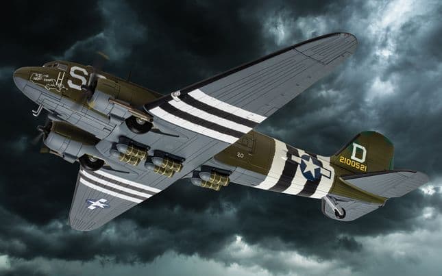 Douglas C-47A Skytrain, 'Night Fright',  5th/6th June 1944