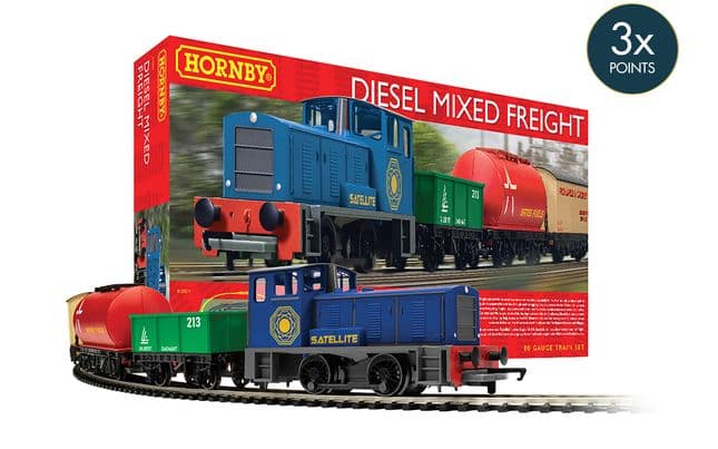 Diesel Mixed Freight Train Set