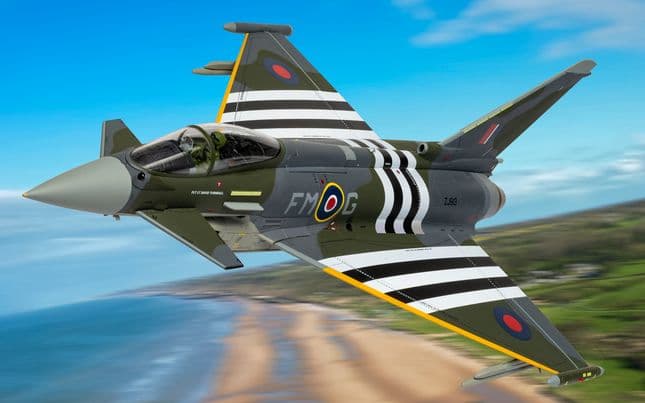Eurofighter Typhoon FGR4 'Moggy' - RAF No.29 Sqn - 2024 D-Day Anniversary Display Scheme