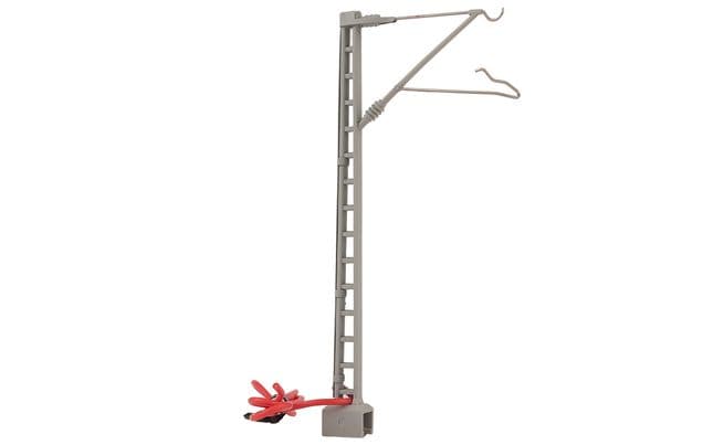 Catenary mast grey colour 1 units with connecting cable
