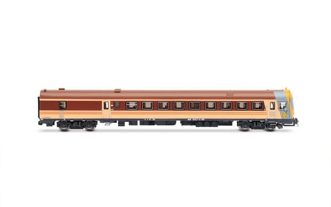 RENFE, 3-unit EMU class 444-500, unit 444-503 in "Estrella" livery, ep. IV, with DCC decoder