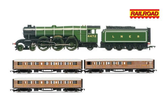 RailRoad: LNER A1 Class Flying Scotsman 'Train &amp; Coaches' Bundle (Sound Fitted)