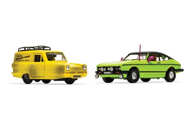 Only Fools &amp; Horses Del Boy's Reliant Regal &amp; Ford Capri Mk3