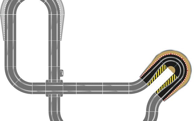 Scalextric Hairpin Curves Track Accessory Pack
