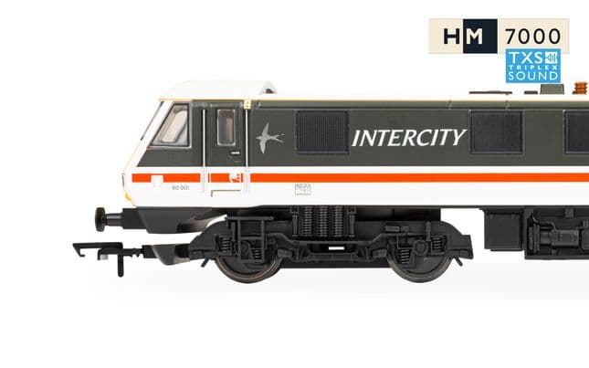 RailRoad: BR - Intercity Class 90 - 'Royal Scot' 90001 (DCC Sound Fitted)