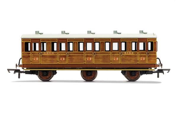 LNER 6 Wheel Coach 3rd Class Fitted Lights 4142 Era 3