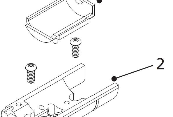 Motor retainer, MOTOR HOUSING PARTS R3427 PECKETT W4