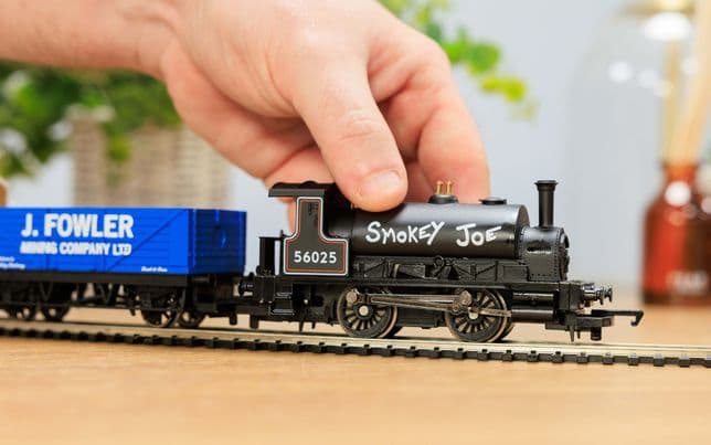 A boxed Hornby OO gauge Smokey Joe electric train set