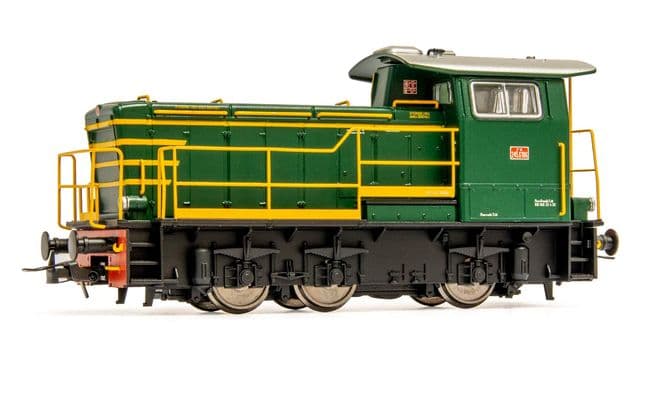 FS, diesel locomotive class D.245, green livery with modern handrails, period V, with DCC-sounddecoder
