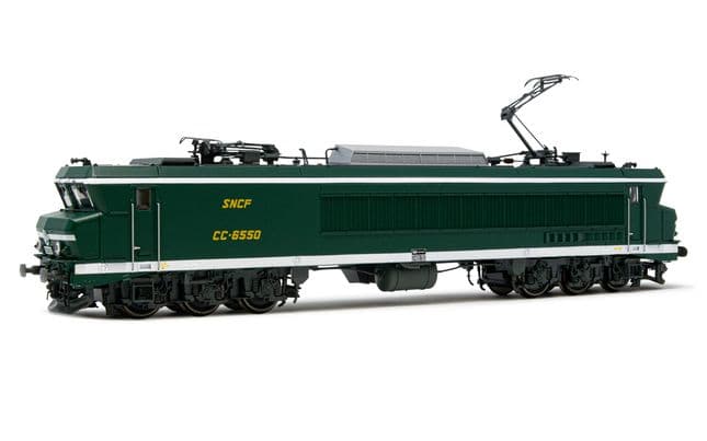 SNCF, electric locomotive CC 6550 in green/yellow livery, period IV, with digital sound decoder