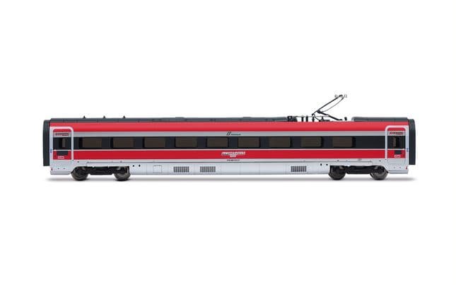 FS Trenitalia, 4-tlg. Grundset des Hochgeschwindigkeitszugs „Frecciarossa 1000", in neuer Farbgebung, Ep. VI