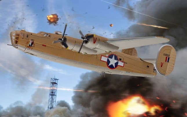 Consolidated B-24D Liberator - 41-11825 'Hail Columbia' - Col. John R. Kane