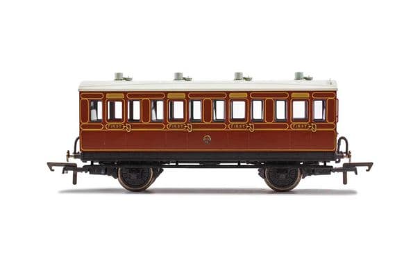 LB&SCR 4 Wheel Coach 1st Class Fitted Lights 474 Era 2