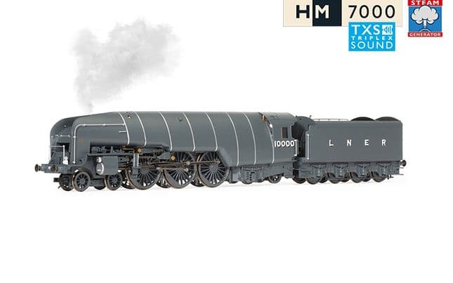 LNER - W1 Class - 10000 'Hush Hush' (With Steam Generator)