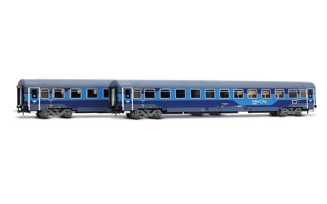 FS, 2-unit set of Z1 coches rebuilt, new Intercity Notte livery, ep. VI