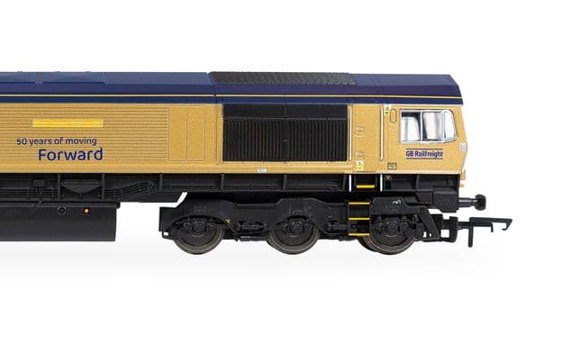 RailRoad: GB Railfreight - Class 66 - 66301 ‘Drax Power Station 50’ - Gold Livery (Drax 50th Anniversary)