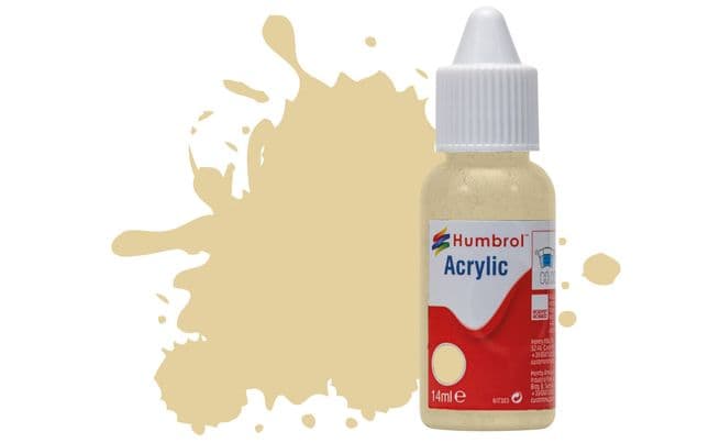 Acrylic Paint: 121 - Pale Stone - Matt - (14ml)