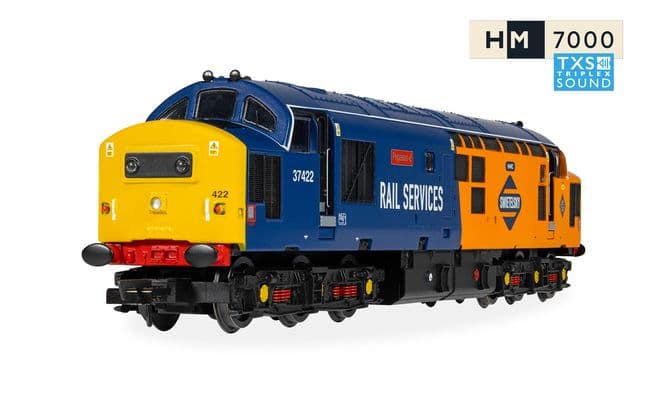 RailRoad: Rail Services - Class 37 - 'Pegasus' 37422 (DCC Sound Fitted)