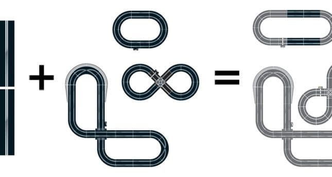 Scalextric Straights (x4) Track Extension Pack