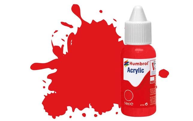 Acrylic Paint 209 Fluorescent Fire Gloss