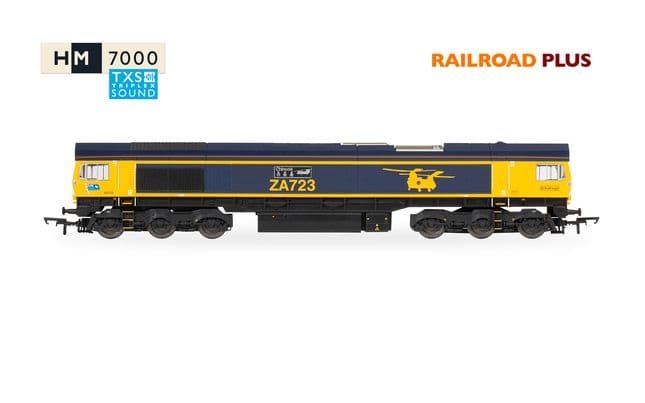 RailRoad Plus: GBRf - Class 66 - 66723 'Chinook' (DCC Sound Fitted)