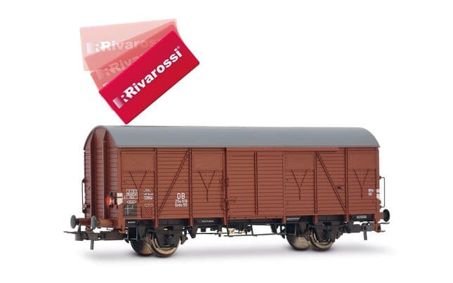 DB, 2-axle closed wagon Gmhs 55 with rear light, period III