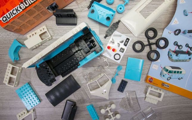 QUICKBUILD VW Camper Van blue