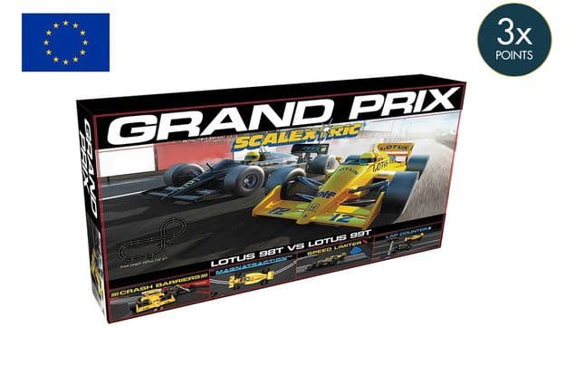 Scalextric Grand Prix Retro Race Set (EU Plug)