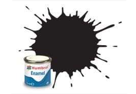 Enamel Paint: 33 - Black - Matt - (14ml)