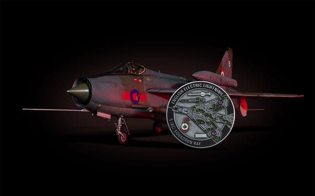 English Electric Lightning F.6 + Collectors Coin