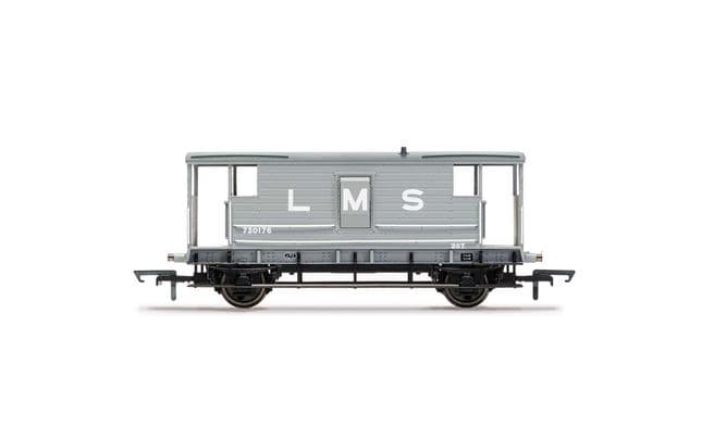 LMS, D1919 20T Brake Van, 730176 - Era 3