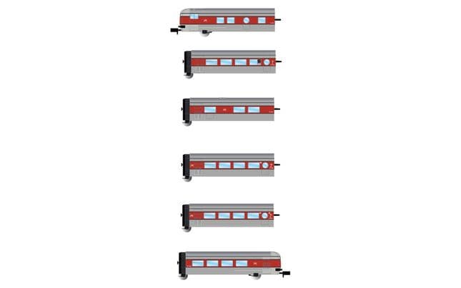 Arnold (N 1: 160) RENFE, Talgo III, el paquete de base 6-unidad, perà­odo IV