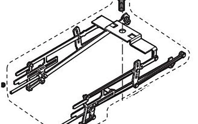 RailRoad Class A1 Valve Gear Set (R3086)