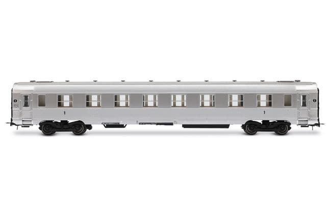 SNCF, 3-unit pack short DEV Inox coaches (A8myfi 1st cl., A3B5myfi 1st/2nd cl., A5smyfi bar), ep. IIIa
