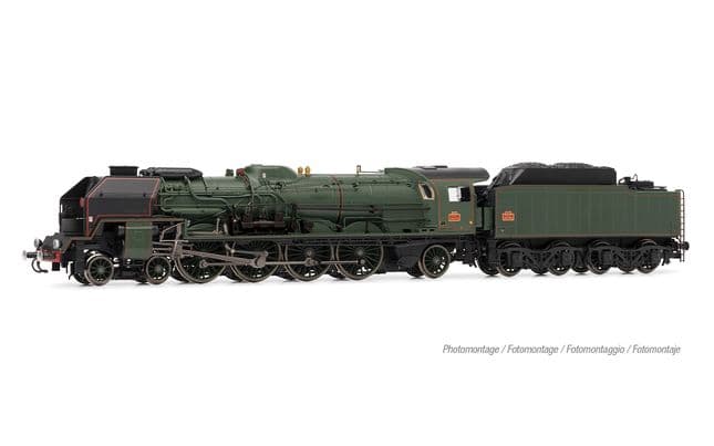 SNCF, locomotive à vapeur 241 P 16 avec tender 34 P 308 « Cité du Train »