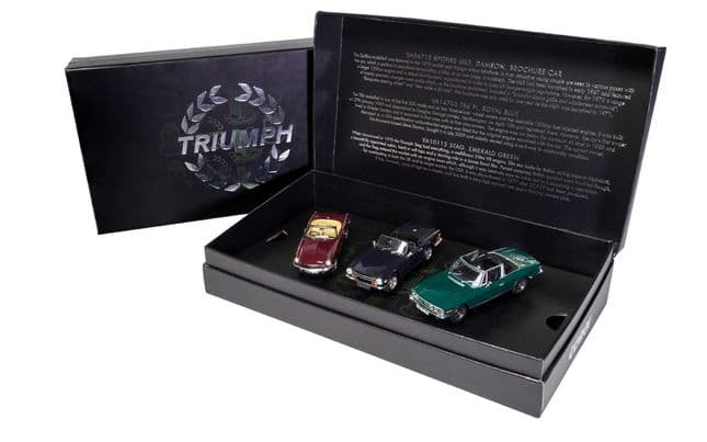 Sporting Triumph collection. Stag, Spitfire TR6