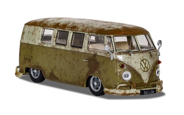 Volkswagen Campervan Type 2 1500, Rat Look  Mango Green and Seagull Grey