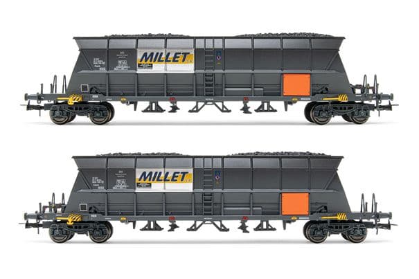 Jouef Réf 6490 Wagon trémie à 2 essieux SNCF SBwf 502129 gris, Péchiney-St Gobain - Jeux & Jouets